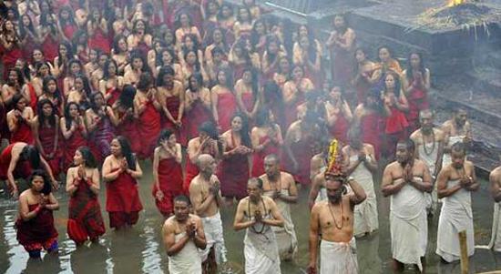 尼泊爾圣浴儀式