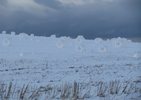 驚現雪卷奇觀