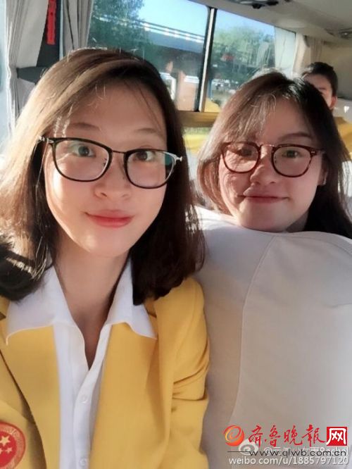 惠若琪撞臉傅園慧