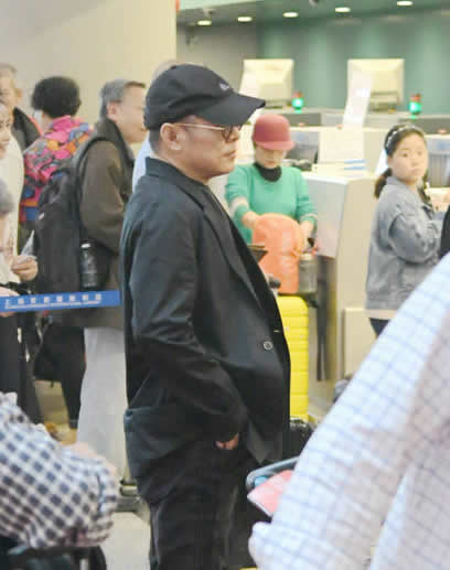 李連杰頭發花白