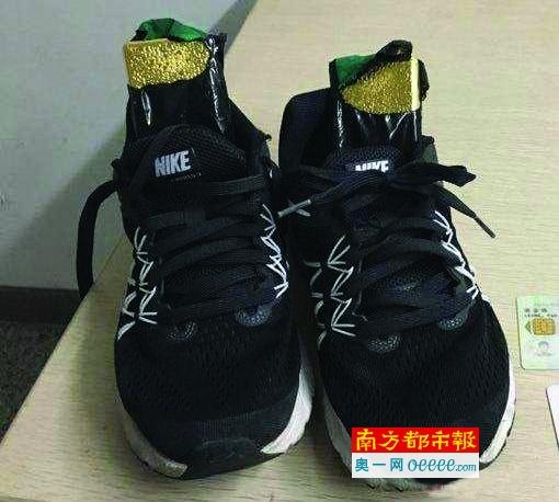 運動鞋藏4斤黃金被深圳海關查獲