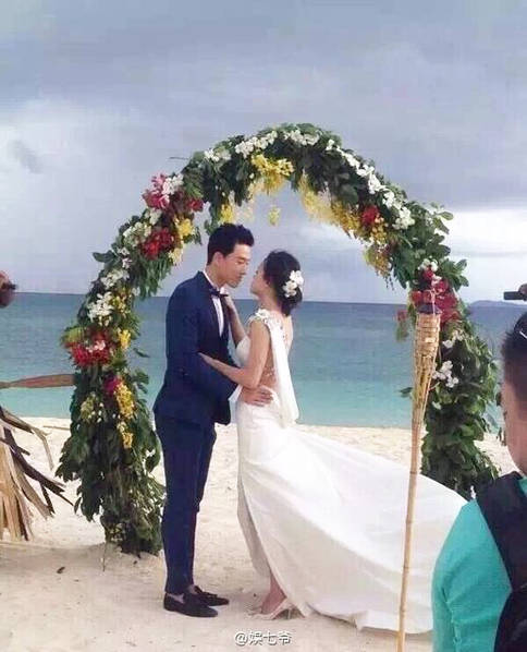 劉翔吳莎低調完婚