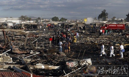 墨西哥煙花市場爆炸