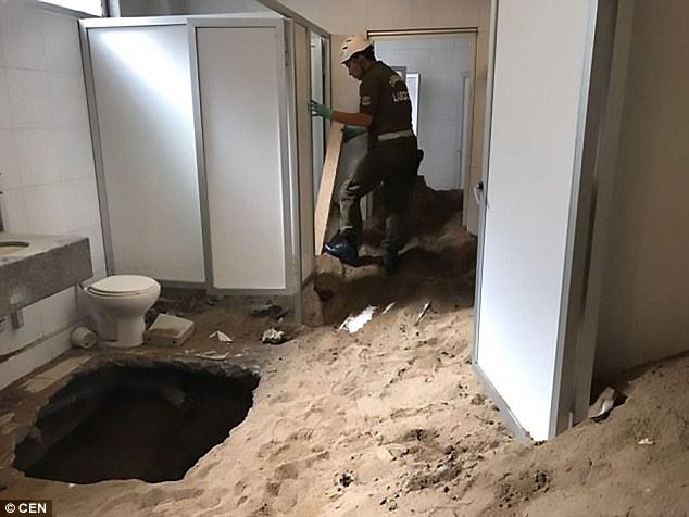 差3米就挖到銀行