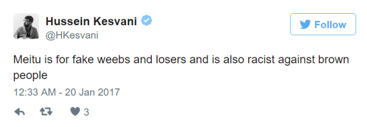 美圖被指種族歧視