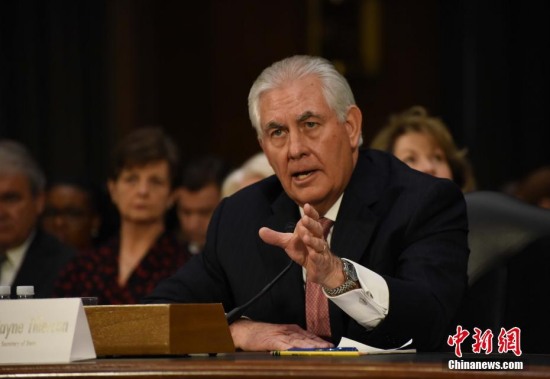 蒂勒森出席聽證會
