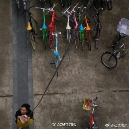 用床單6樓吊外賣