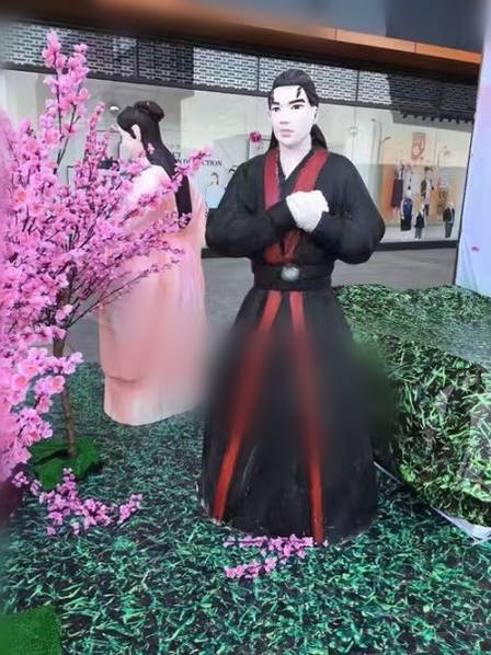 三生三世蠟像辣眼