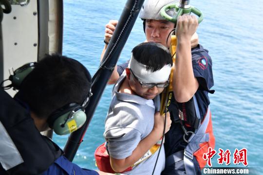 深圳海域救助演練