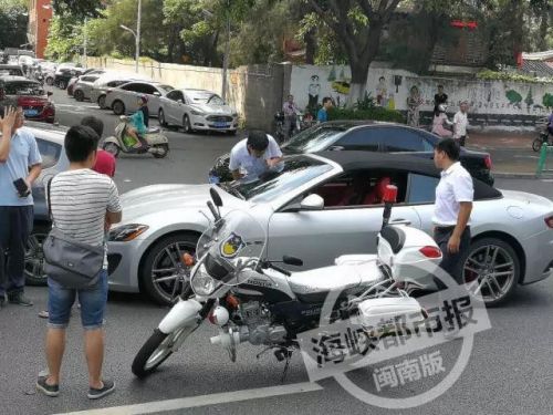 泉州6車追尾車禍現場