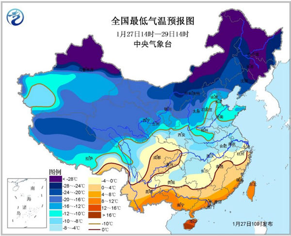 最強(qiáng)寒潮降雪發(fā)威