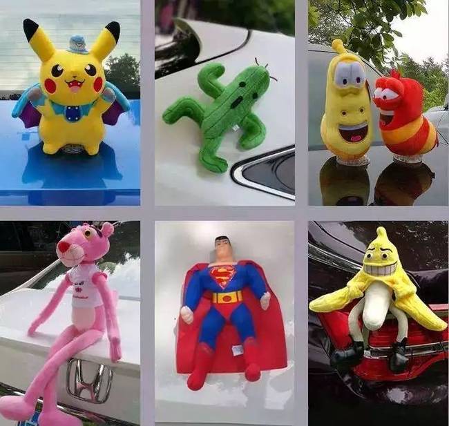 玩偶放車頂將被罰