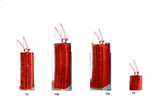 重慶橫向摩天樓