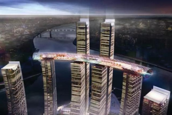 重慶橫向摩天樓