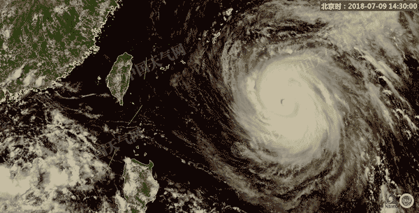 臺風瑪莉亞衛星云圖