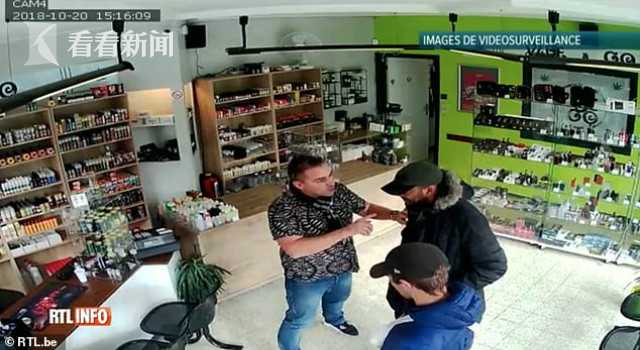 比利時店鋪遇搶劫 老板巧妙設套笨賊被抓