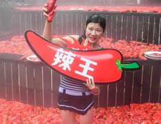 1分鐘吞20個辣椒 宜春吃辣椒比賽