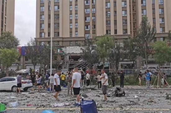 秦皇島一商鋪爆炸