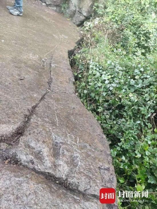 四川5歲小男孩發現恐龍足跡