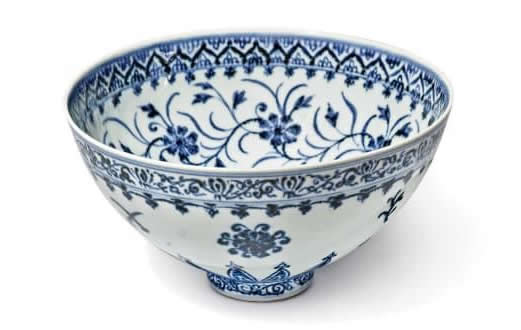 35美元買的青花瓷碗估價50萬美元