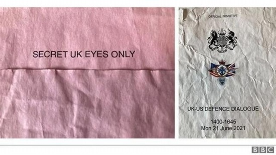 英軍最高機密驚現公交站