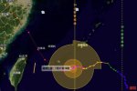 臺風煙花最新消息 溫州臺風煙花路徑圖 風力 登陸