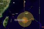 溫州臺風煙花路徑直指浙江沿海