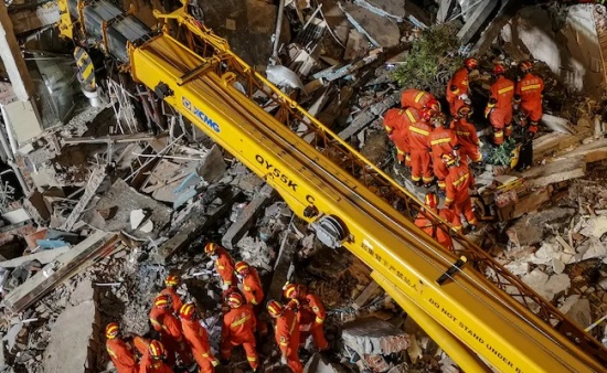 吳江四季開元酒店坍塌