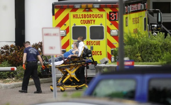 美國新冠住院人數創8個月新高