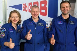 俄羅斯電影《挑戰》攝制組太空拍攝歸來