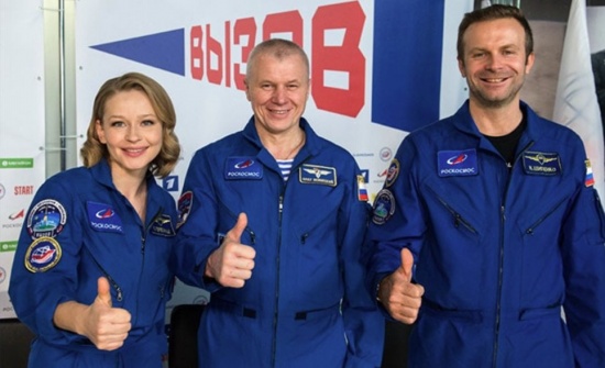 俄羅斯電影《挑戰》攝制組太空拍攝