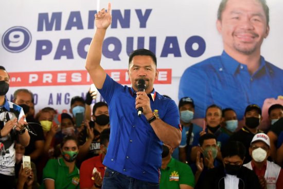 菲律賓的帕奎奧說他不會被排除在總統競選之外