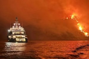 游艇煙花引發希臘森林大火后被捕