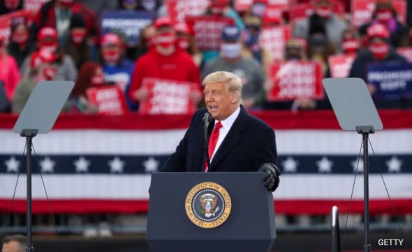 唐納德·特朗普正在競選總統