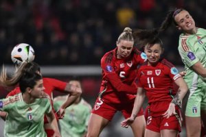 歐洲女子國(guó)家聯(lián)賽甲級(jí)聯(lián)賽意大利1比0威爾士