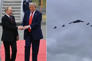 視頻：特朗普展示實(shí)力 B-2轟炸機(jī)掠過普京頭頂