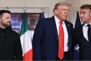 特朗普在麥克風(fēng)前與馬克龍的對(duì)話在網(wǎng)上瘋傳