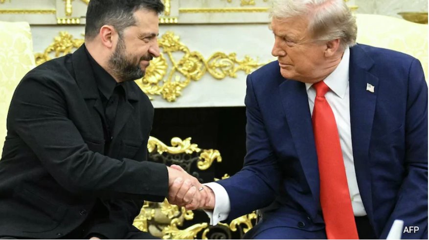 特朗普表示,烏克蘭沒有足夠的實(shí)力改變局勢(shì)。