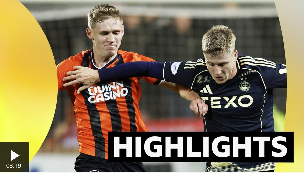 鄧迪聯2-0阿伯丁