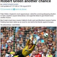 英傳奇門將力挺黃油手 呼吁卡佩羅再給格林機(jī)會(huì)