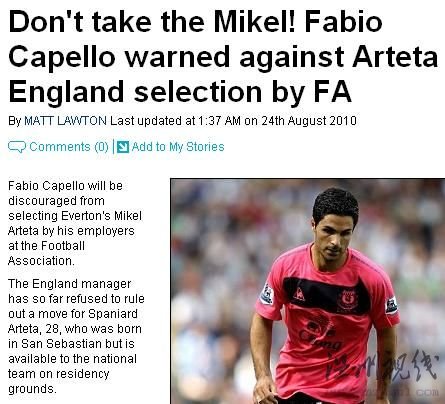 英足總警告卡佩羅不招外援 西強人難披三獅戰袍